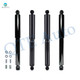 Set of 4 Front-Rear Shock Absorber For 1959-1972 Jeep CJ6