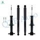 Set of 4 Front Bare Strut-Rear Shock Absorber For 2015 2016 Chevrolet Suburban