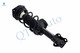Pair Front Left-Right Quick Complete Strut - Coil Spring For 2007-2012 Nissan Versa