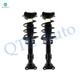 Pair Front Quick Complete Strut-Coil Spring For 2010-2014 Mercedes-Benz C250 RWD