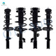 Set of 4 Front - Rear Quick Complete Strut and Coil Spring For 2002 2003 Toyota Camry