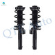 Pair Front Quick Complete Strut - Coil Spring For 2007-2011 Volkswagen Eos