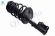 Set of 4 Front & Rear Quick Load Complete Strut with Coil Spring For 2002, 2003 Lexus Es300