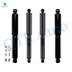 Set of 4 Front-Rear Shock Absorber For 1973-1975 Jeep CJ6
