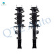 Pair Front Left-Right Quick Complete Strut-Coil Spring For 2011 2012 Ford Explorer AWD