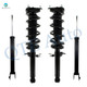 Set Front Quick Complete Strut-Coil Spring-Rear Shock For 2009-2020 Nissan 370Z