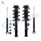 Front-Rear Quick Complete Strut- Shock For 2011 2012 Ford Explorer AWD