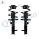 Pair 2 Front L-R Quick Complete Strut-Coil Spring For 2016-2024 Chevrolet Malibu