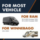 Pair of 2 Rear Shock Absorber For 2014-2023 RAM Promaster 3500