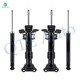 Set Front Suspension Strut-Rear Shock Absorber For 2010-2014 Mercedes-benz E350 C207 Monotube Performance Upgrade