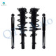 Set of 4 Front Quick Complete Strut-Coil Spring-Rear Shock For 2017-2021 Nissan Rogue Sport