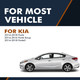 Set Front Suspension Strut Assembly-Rear Shock Absorber For 2014-2018 KIA Forte Monotube Performance Upgrade