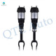 Pair 2 Front L-R Air Suspension Strut For 2017-2019 Mercedes-Benz GLS450 w/o ADS