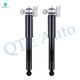 Pair of 2 Rear Complete Shock Absorber Kit For 2019 Cadillac XT5 FWD