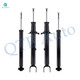 Set 4 Front Suspension Strut-Rear Shock Absorber For 2018 2019 Lexus GS300 Base