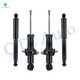 Set of 4 Front Suspension Strut-Rear Shock Absorber For 2017-2024 Nissan Titan