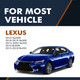 Pair of 2 Rear Shock Absorber For 2016 2017 Lexus RC200t Base