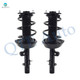 Pair of 2 Front Left-Right Quick Complete Strut-Coil Spring For 2014 2015 2017 Honda Accord L4