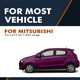 Pair of 2 Rear Shock Absorber For 2014 2015 2017-2023 Mitsubishi Mirage