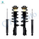 Set Front Quick Complete Strut-Coil Spring-Rear Shock For 2019 Cadillac XT5 FWD