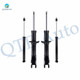 Set of 4 Front Suspension Strut-Rear Shock Absorber For 2017-2023 Mitsubishi mirage