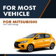 Set of 4 Front Suspension Strut-Rear Shock Absorber For 2017-2023 Mitsubishi mirage