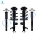 Set 4 Front Quick Complete Strut-Coil Spring-Rear Shock kit For 2019-2022 Toyota Avalon XLE