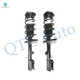 Pair Rear Left-Right Quick Complete Strut - Coil Spring For 1993-1997 Geo Prizm