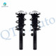 Pair 2 Front Left-Right Quick Complete Strut-Coil Spring Assembly For 2016-2021 BMW X1