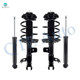 Set Front Quick Complete Strut-Coil Spring-Rear Shock For 2018-2023 Toyota Camry