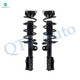 Pair of 2 Front Left-Right Quick Complete Strut-Coil Spring For 2020-2023 Ford Explorer L4 RWD