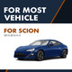 Pair of 2 Rear Trunk Lid Lift Support For 2013-2016 Scion Fr-S