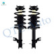 Pair Front Left-Right Quick Complete Strut-Coil Spring For 2002-2006 Nissan Sentra