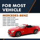 Pair of 2 Front Hood Lift Support For 2009-2012 Mercedes-Benz Sl63 Amg V8 6.3L 6208cc