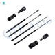 Set of 4 Front Hood-Rear Liftgate Lift Support For 2001 Audi Allroad Quattro