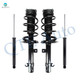 Set 4 Front Quick Complete Strut - Rear Shock For 2008 - 2011 Ford Focus