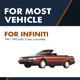 Pair 2 Rear Trunk Lid Lift Support For 1991 1992 Infiniti M30 2 door convertible