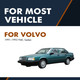 Set Front Hood-Rear Trunk Lid Lift Support For 1991-1993 Volvo 940 Sedan 4 Door