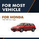 Rear Tailgate Lift Support For 1984-1987 Honda Civic wagon 4 door