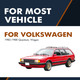 Rear Tailgate Lift Support For 1982-1988 Volkswagen Quantum Wagon