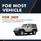 Pair of 2 Rear Back Glass Lift Support For 2007-2010 Jeep Wrangler