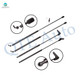Set 4 Rear Trunk Lid-Liftgate Lift Support For 1990-1992 GEO Metro Convertible