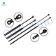 Set of 4 Front Hood-Rear Liftgate Lift Support For 1982-1992 Pontiac Firebird W/ Steel Hood
