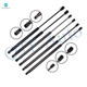 Full Set Front Hood-Rear Back Glass-Liftgate Lift Support For 2003-2005 Lincoln Aviator