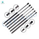 Full Set Front Hood-Rear Back Glass-Liftgate Lift Support For 2003-2005 Lincoln Aviator