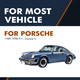 Set of 4 Front Trunk Lid-Rear Hood Lift Support For 1989 Porsche 911 Carrera 4
