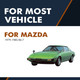 Rear Liftgate Lift Support For 1979-1985 Mazda RX-7 w/ Spoiler