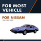 Front Hood Lift Support For 1984-1989 Nissan 300ZX