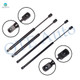 Set of 4 Front Hood-Rear Back Glass Lift Support For 2007-2017 Lincoln Navigator