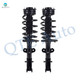Pair Front Quick Complete Strut - Coil Spring For 2009-2010 Volkswagen Routan